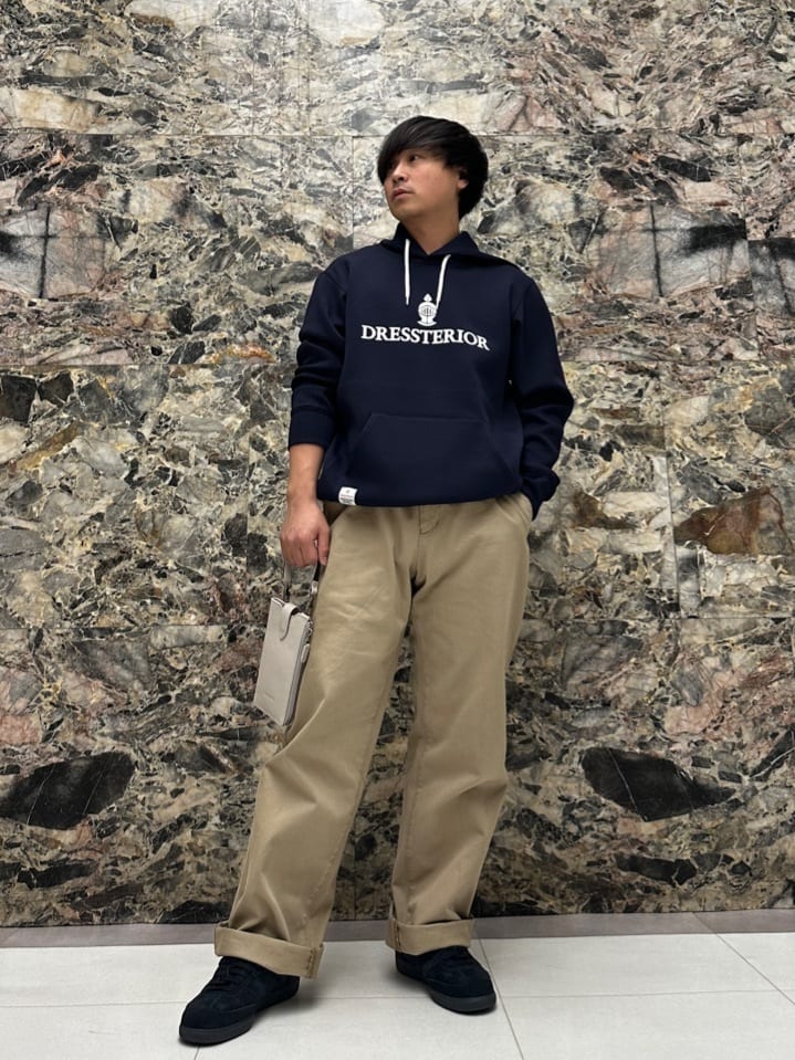 MATSUBARAさんの「DRESSTERIOR｜◆ストレッチポンチ フーディ」を使ったコーディネート