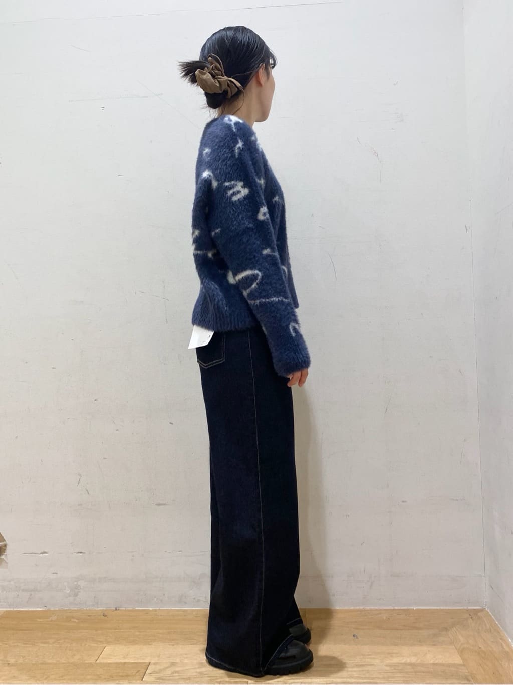 みなみさんの「OPAQUE.CLIP｜アート柄シャギーニット【洗濯機OK】」を使ったコーディネート