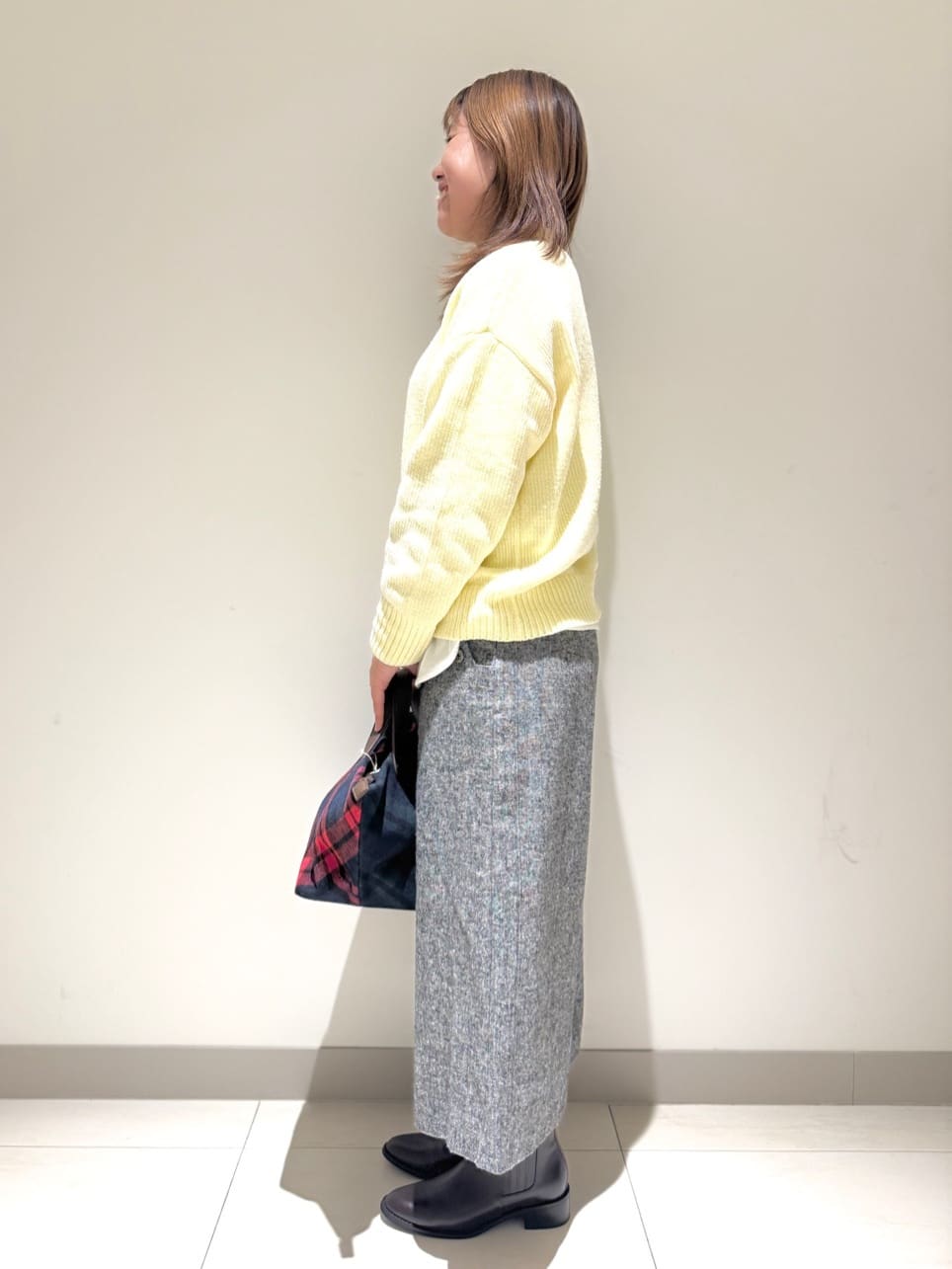 Liriさんの「Dessin｜【選べる首元デザイン/洗える】クルーネックロングTシャツ」を使ったコーディネート