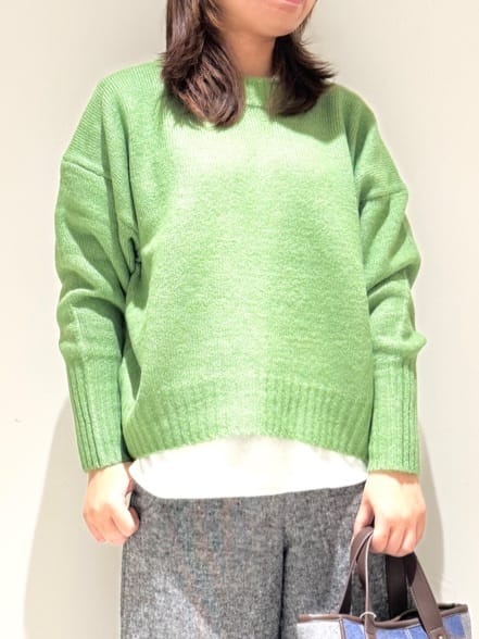 Liriさんの「Dessin｜【洗える/後ろゴム】ツイードマリンクロップド丈パンツ」を使ったコーディネート