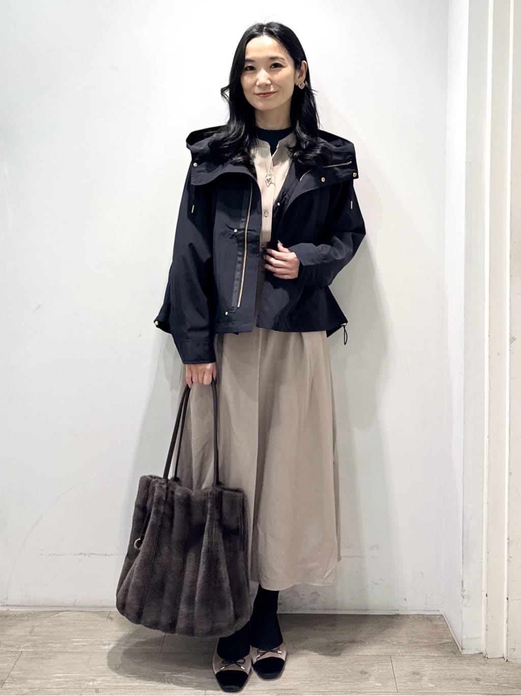yuicciさんの「OPAQUE.CLIP｜《ツインセット》マウンテンパーカー&times;キルティングベストライナー【撥水／洗濯機OK】」を使ったコーディネート
