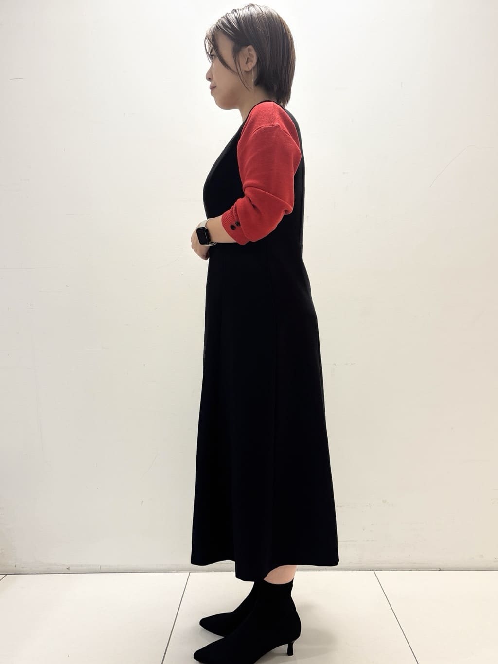 ayumiさんの「UNTITLED｜【アンサンブル可/洗える】ウールミラノリブニット」を使ったコーディネート