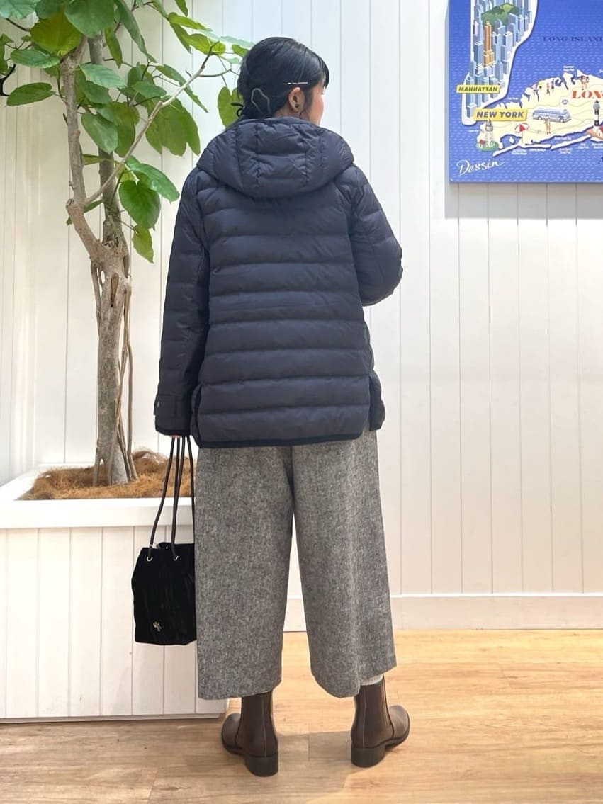 mikaさんの「Dessin｜【撥水・2WAY】ミュラーダウンコートミドル丈」を使ったコーディネート