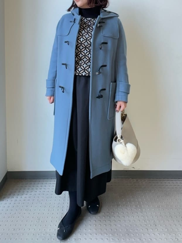 Asamiさんの「DRESSTERIOR｜Superfineリサイクルメルトンダッフルコート」を使ったコーディネート