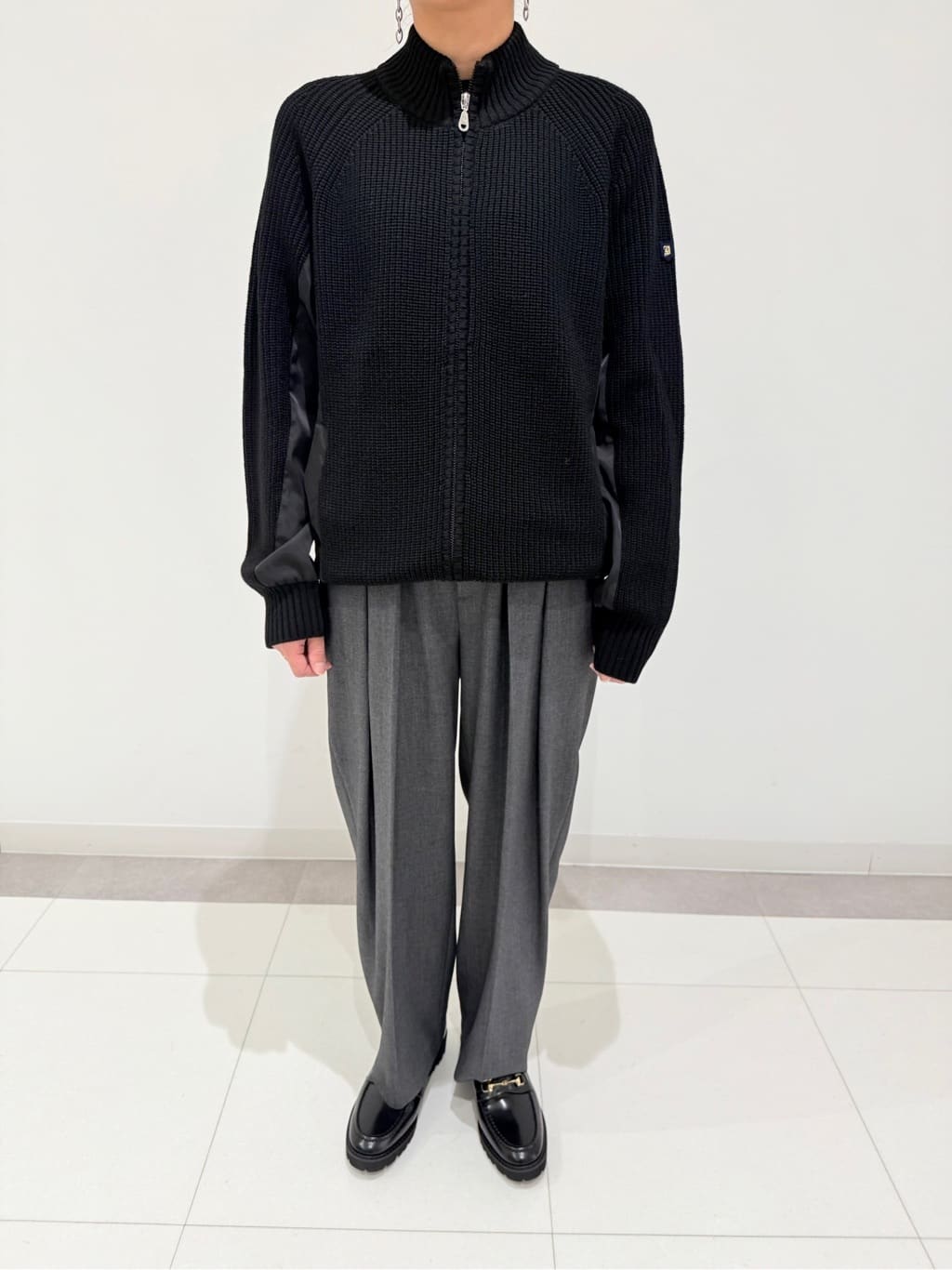 MIYAKAWAさんの「DRESSTERIOR｜ミリタリーニットジャケット」を使ったコーディネート