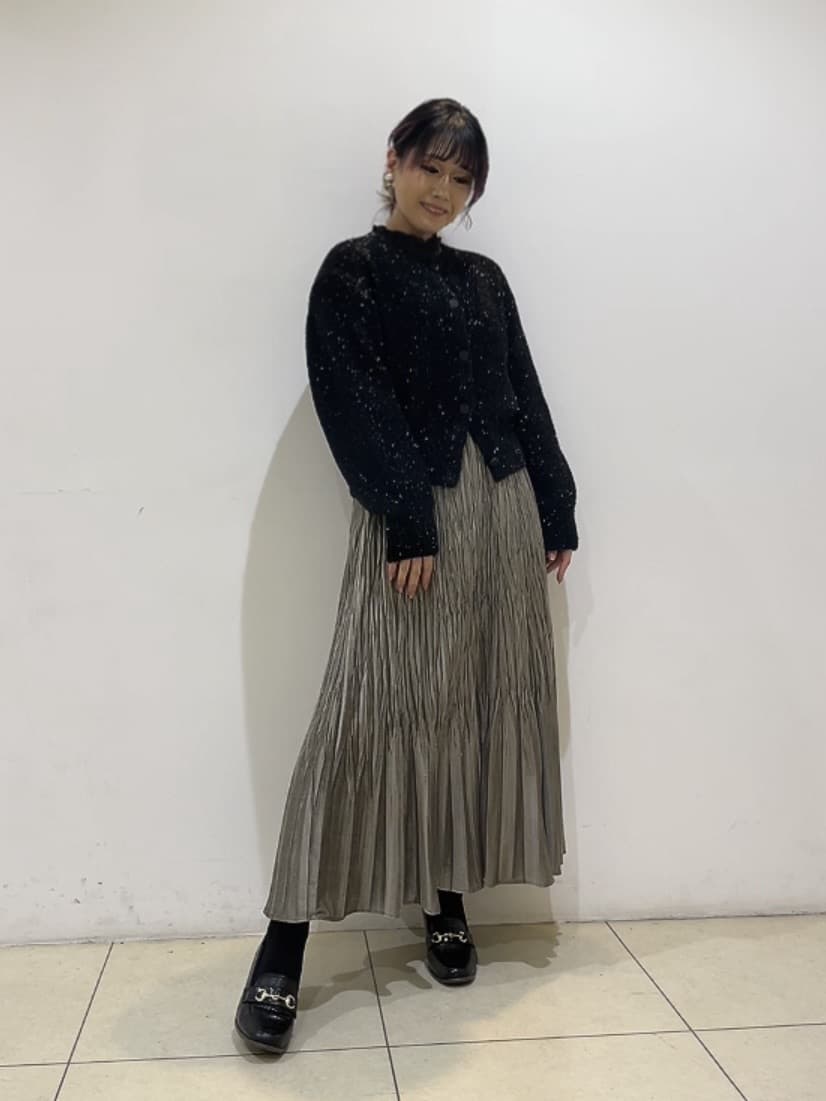 watanabeさんの「UNTITLED｜【ラメ風/着映え】ファンシーヤーン カーディガン」を使ったコーディネート