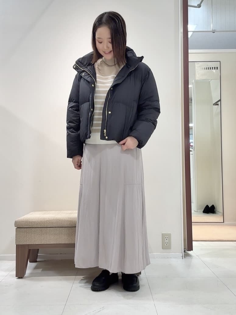 YUIさんの「UNTITLED｜【トレンド/撥水機能/防寒】ショートダウンコート」を使ったコーディネート