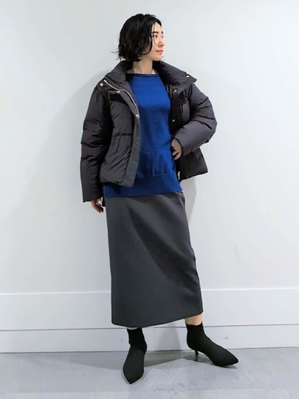 ミズタさんの「UNTITLED｜【トレンド/撥水機能/防寒】ショートダウンコート」を使ったコーディネート