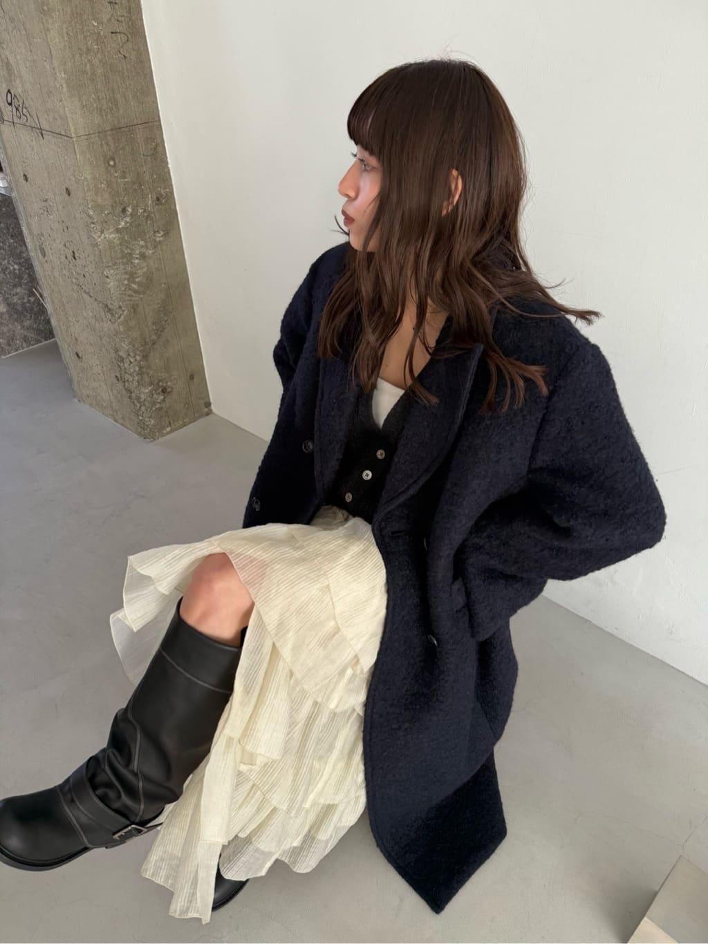 miyu maesakaさんの「CODE A｜M long coat」を使ったコーディネート