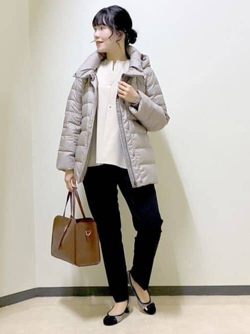  beni_gingerさんの「Reflect｜【SS-4Lサイズ】フーデッドミドルダウンコート」を使ったコーディネート