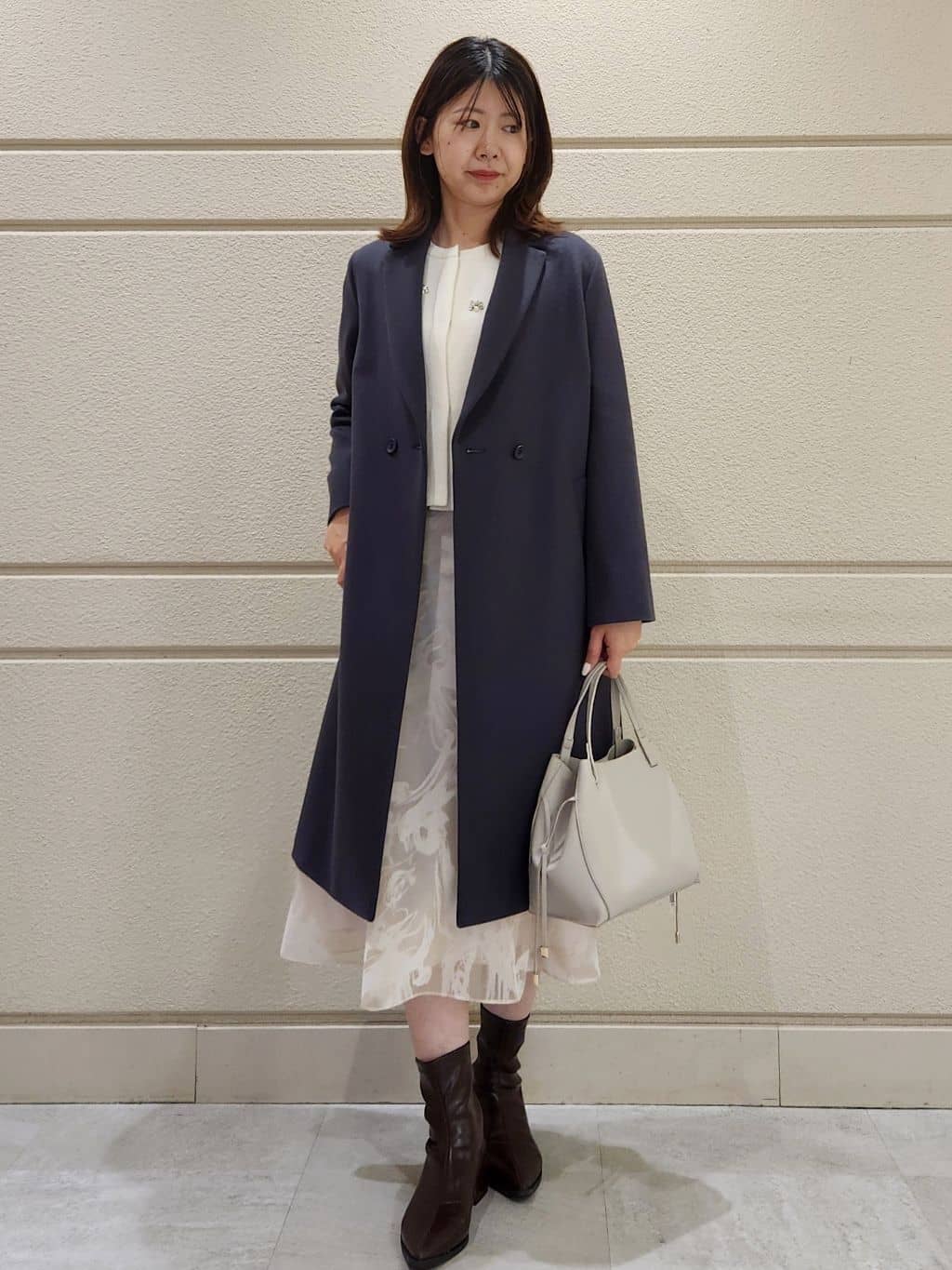 yukaさんの「COUP DE CHANCE｜【手洗い可／日本製】フラワー柄プリントスカート」を使ったコーディネート