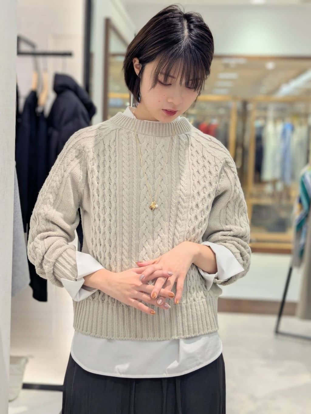 nonoさんの「UNTITLED｜【ギフトに最適】チャームトップネックレス」を使ったコーディネート