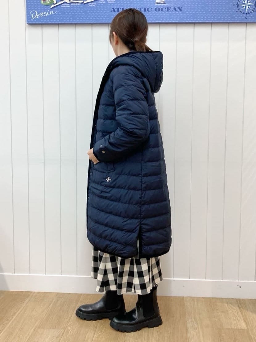 yoshiさんの「Dessin｜【撥水・2WAY】ミュラーダウンコートロング丈」を使ったコーディネート