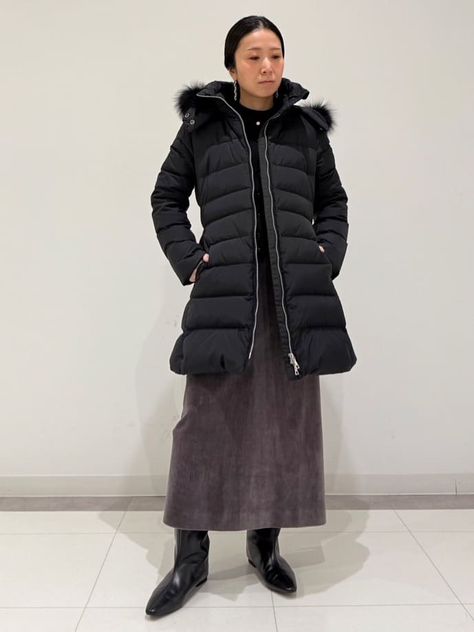 MIYAKAWAさんの「DRESSTERIOR｜◆【フード＆ファー取り外し可】ブルーFOXファー ホワイトグースダウン」を使ったコーディネート