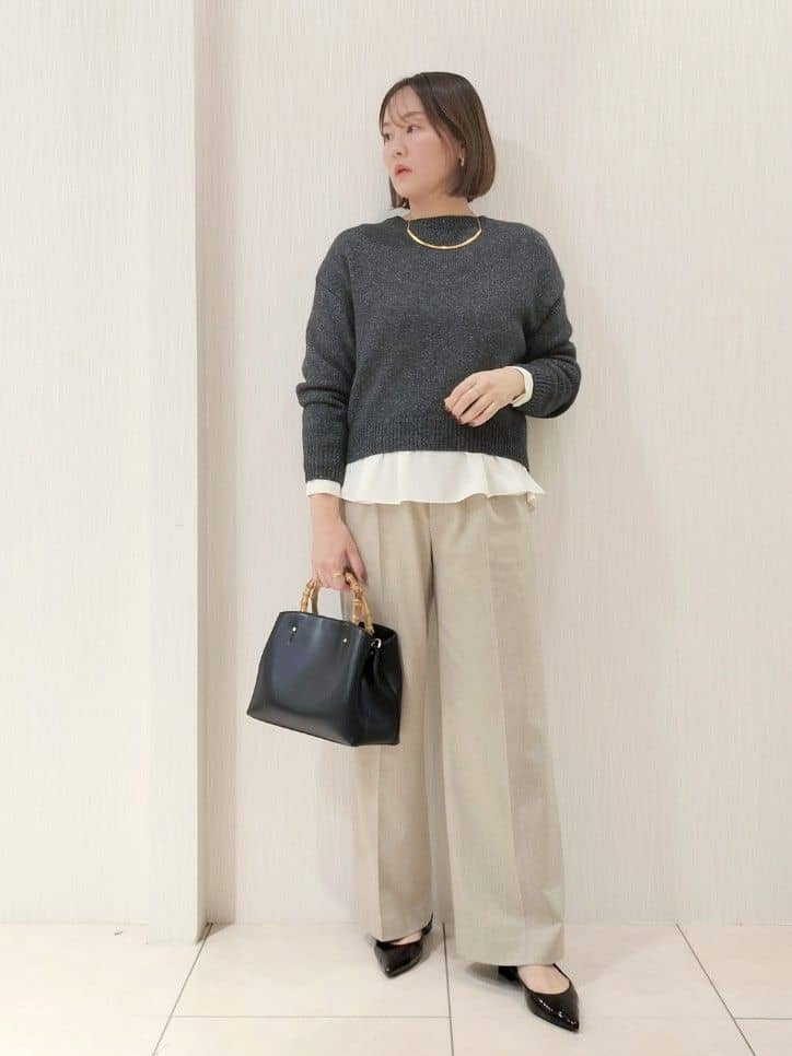 naokoさんの「UNTITLED｜【ミディ丈/軽やか】セミラグランリバー コート」を使ったコーディネート