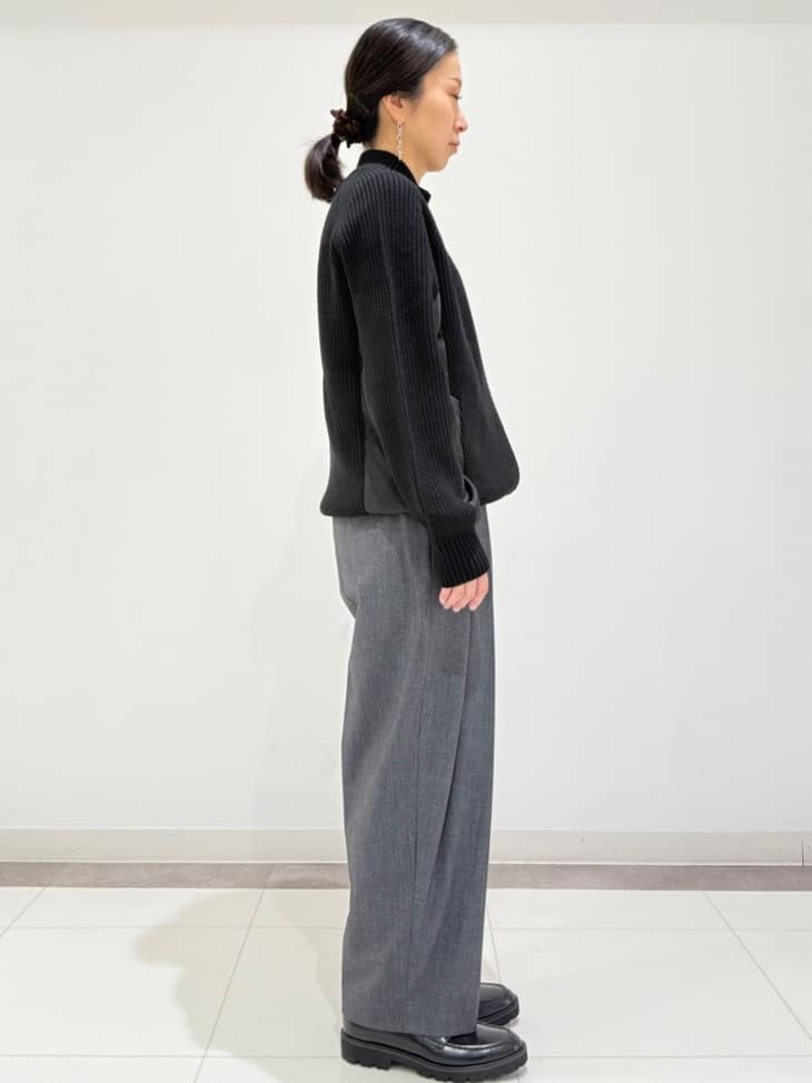 MIYAKAWAさんの「DRESSTERIOR｜ミリタリーニットジャケット」を使ったコーディネート