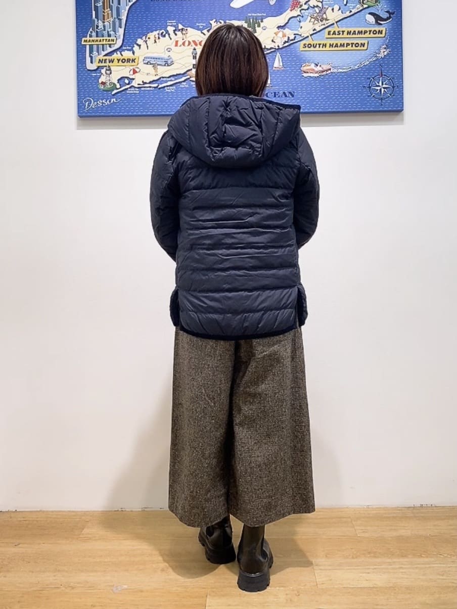 Hamaさんの「Dessin｜【撥水・2WAY】ミュラーダウンコートミドル丈」を使ったコーディネート