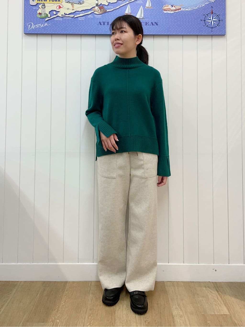 Mayaさんの「Dessin｜【2WAY】フェイクムートンコート」を使ったコーディネート