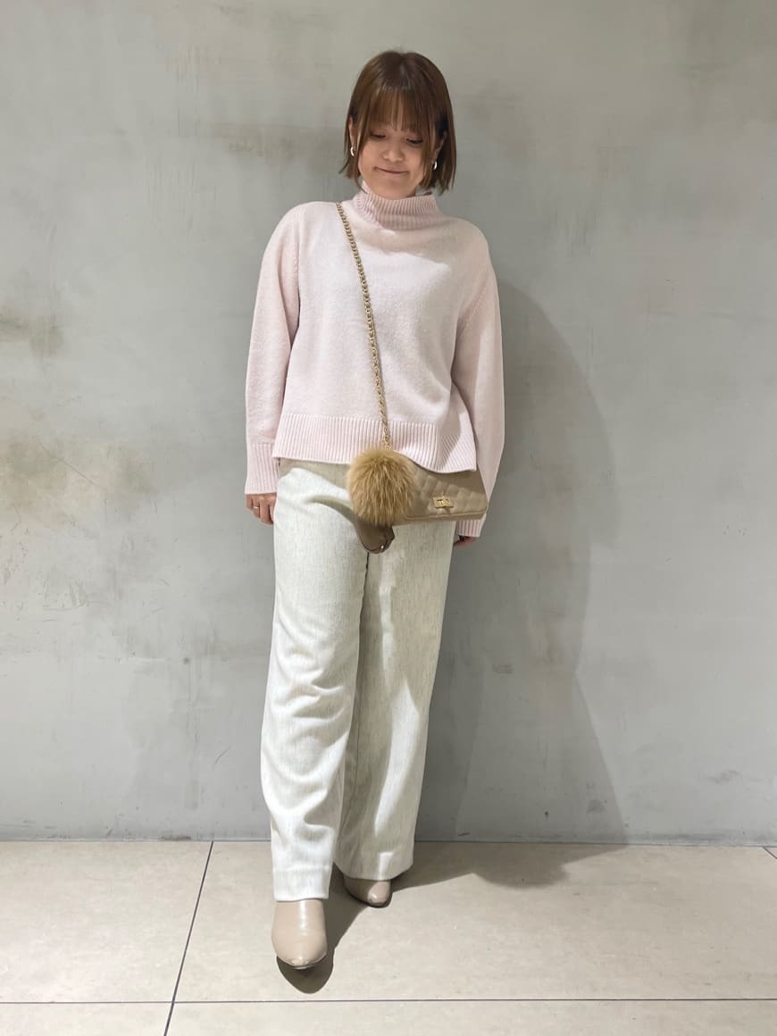 ゆいさんの「UNTITLED｜【8色展開/洗える】ウールカシミヤ ハイネックニット」を使ったコーディネート