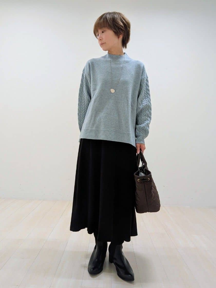 nishiさんの「Reflect｜【SS-4Lサイズ】フーデッドミドルダウンコート」を使ったコーディネート