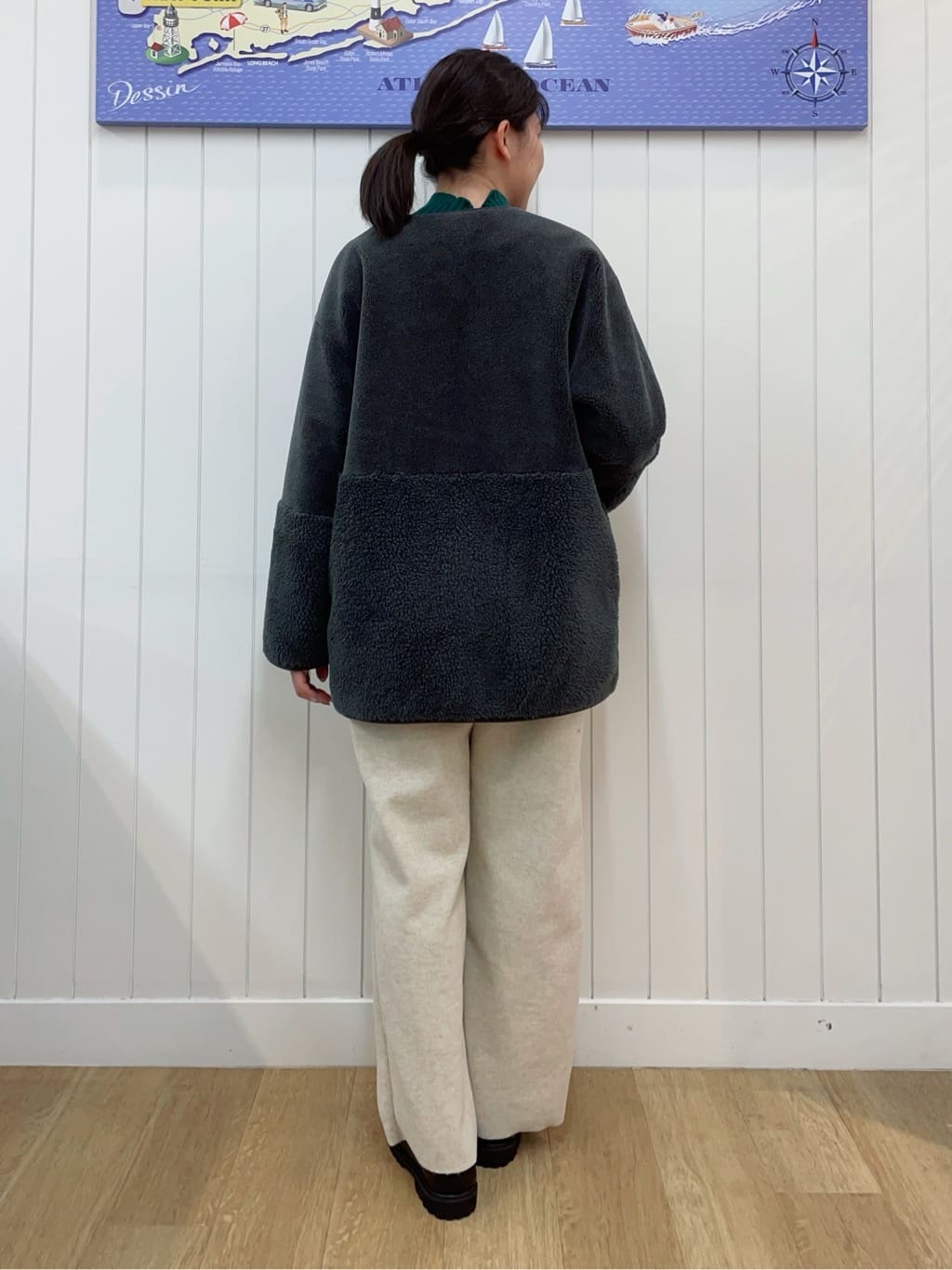 Mayaさんの「Dessin｜【2WAY】フェイクムートンコート」を使ったコーディネート