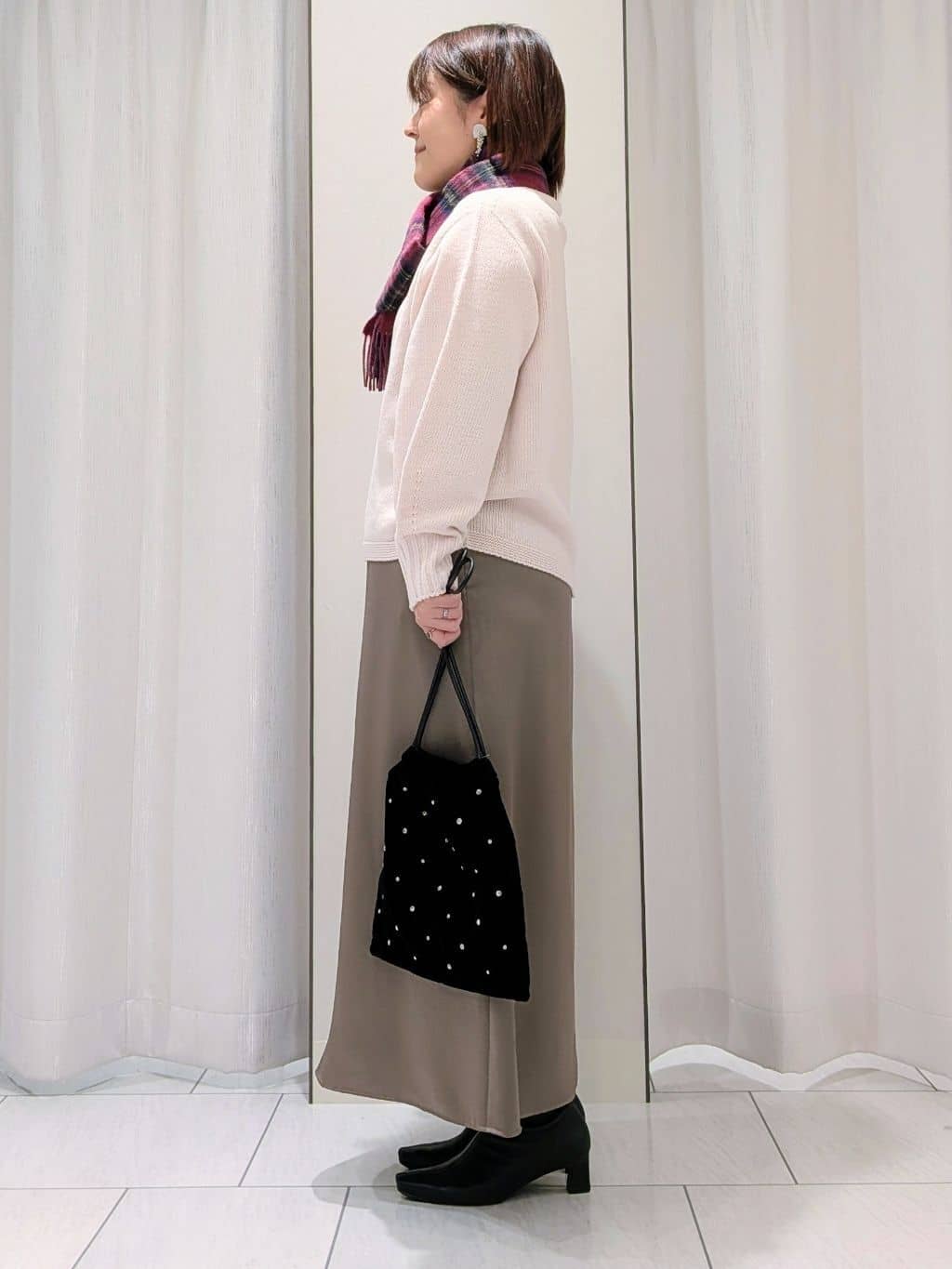 Onumaさんの「UNTITLED｜【洗える】スポンディッシュ ボトルネックニット」を使ったコーディネート