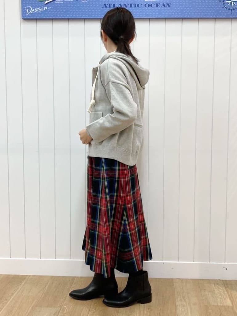 yoshiさんの「Dessin｜【洗える】リブタートルネックニット」を使ったコーディネート