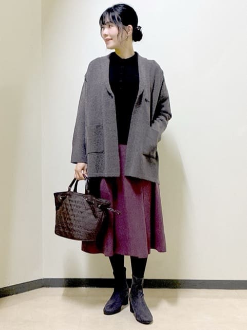  beni_gingerさんの「Reflect｜【透けにくい◎】衿付き七分袖ニット」を使ったコーディネート