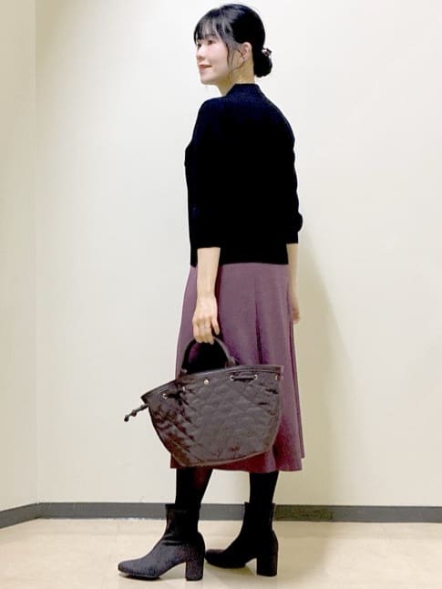  beni_gingerさんの「Reflect｜【透けにくい◎】衿付き七分袖ニット」を使ったコーディネート