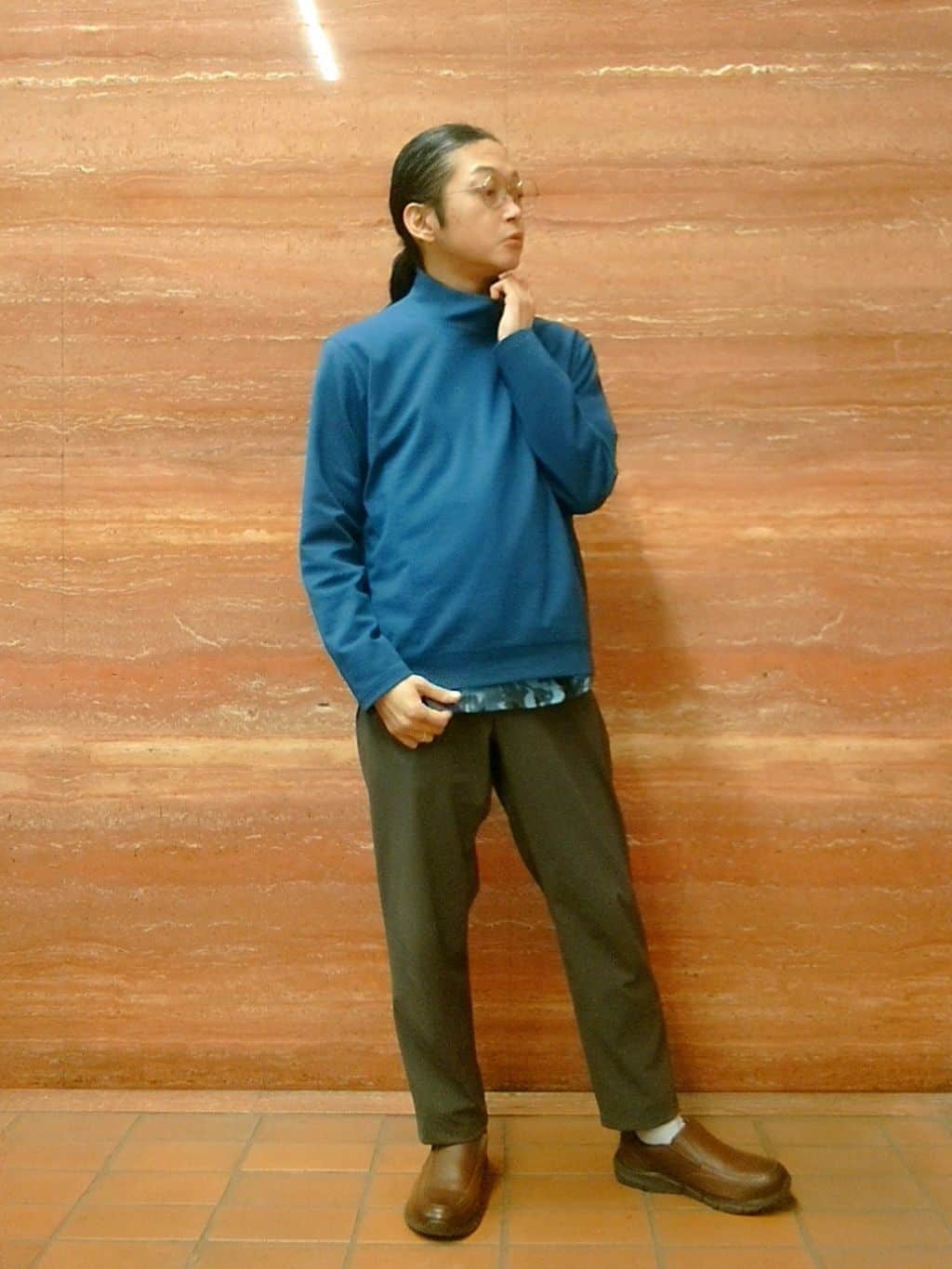 かしげるさんの「TAKEO KIKUCHI｜【Sサイズ～】ウォーム ミラノリブ オフネック プルオーバー」を使ったコーディネート