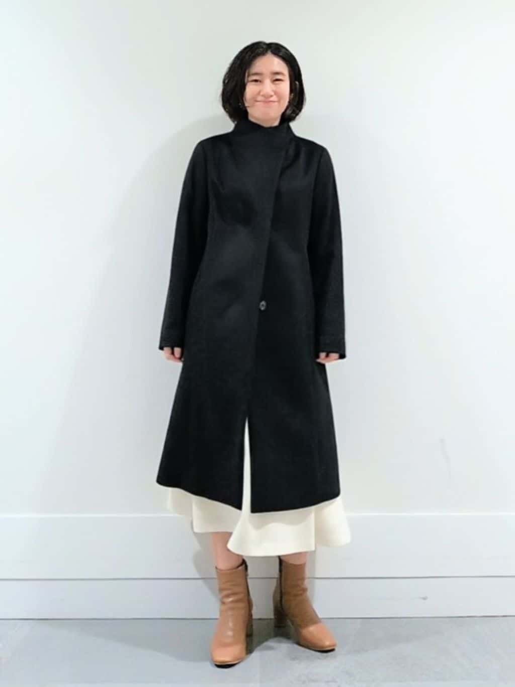 ミズタさんの「UNTITLED｜【洗える】モックネックミラノリブニット」を使ったコーディネート