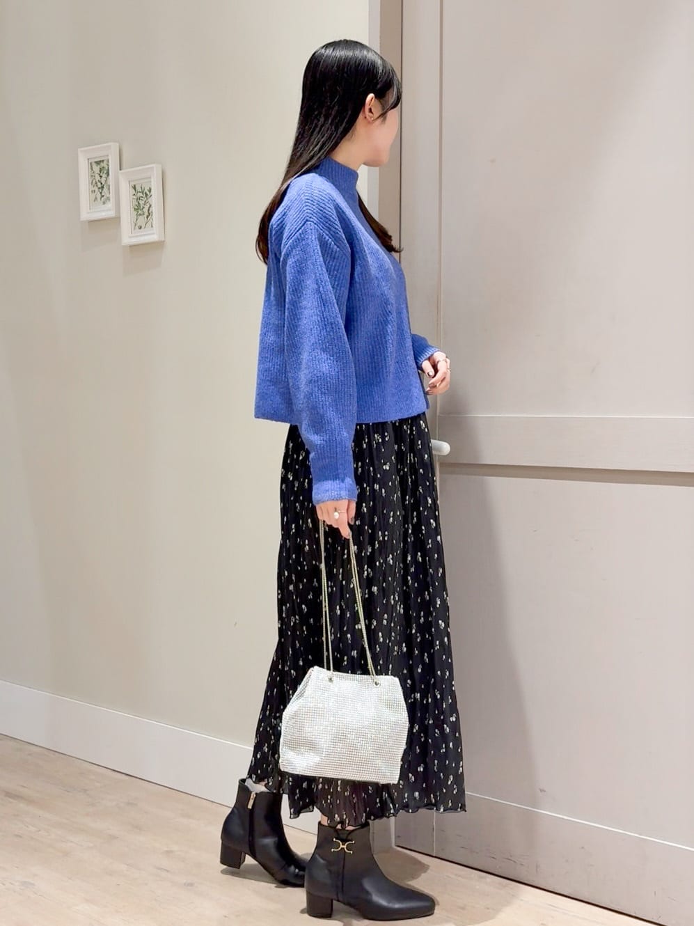 Mayuさんの「grove｜【洗える】ふんわりウール混ボトルネックニット」を使ったコーディネート