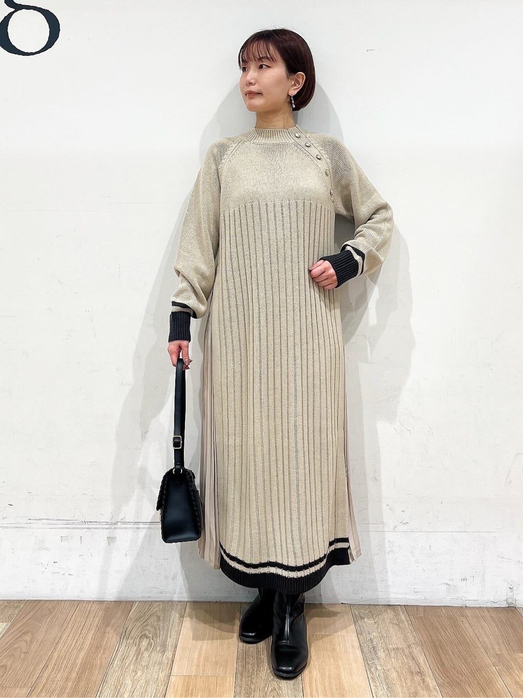 山さんさんの「grove｜【ウール混】軽やかに羽織れるショートコート」を使ったコーディネート