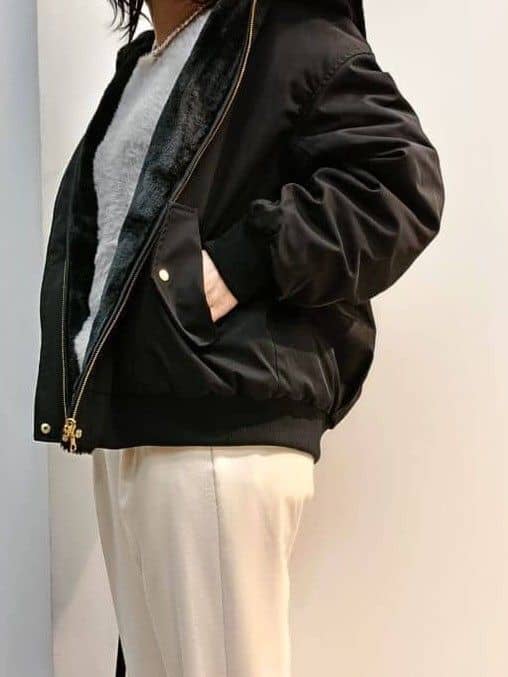 あんさんの「THE SHOP TK｜【華やかで柔らか】ふわふわフェザーニット/洗える・前後2WAY」を使ったコーディネート
