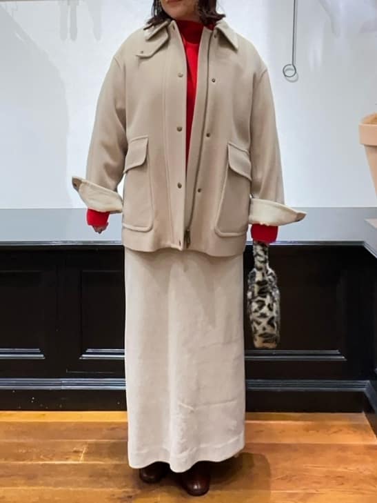 Asamiさんの「DRESSTERIOR｜コンパクトフェイクファーバッグ」を使ったコーディネート
