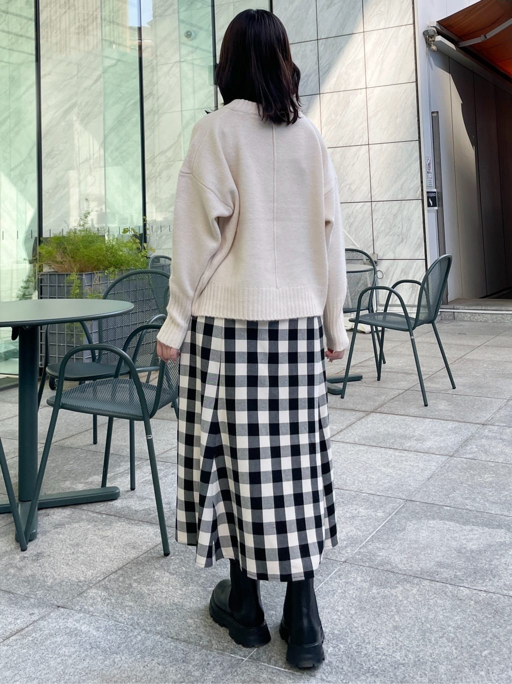 yukariさんの「Dessin｜【洗える】クルーネックワイドニット」を使ったコーディネート