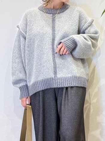 misakiさんの「SHOO･LA･RUE｜【高レビュー】デニム見え 裏起毛ワイドパンツ」を使ったコーディネート
