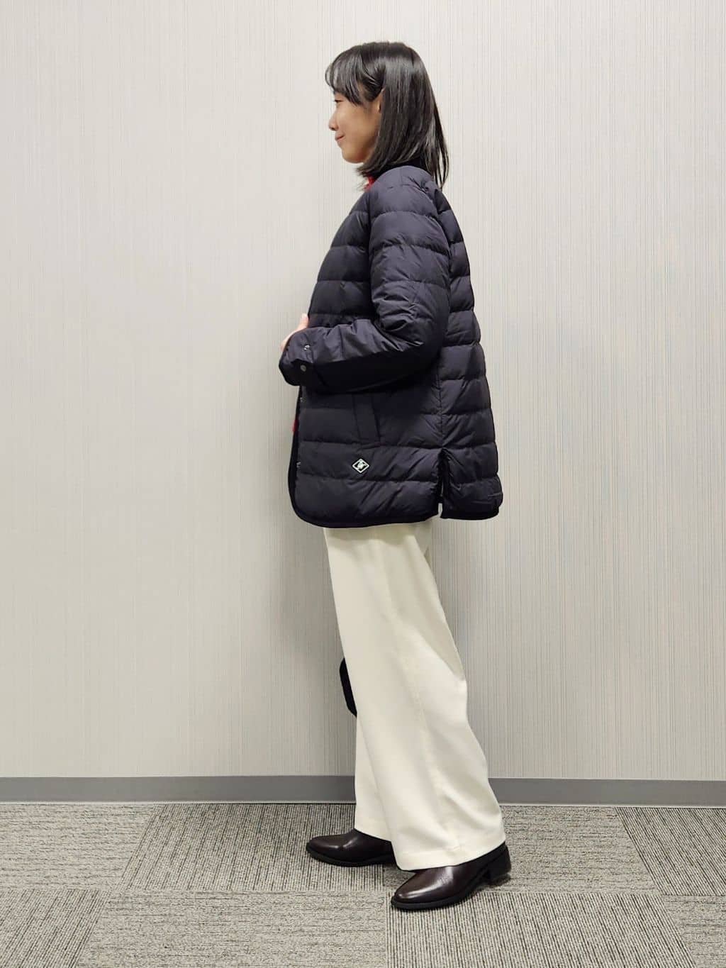 naraさんの「Dessin｜【撥水・2WAY】ミュラーダウンコートミドル丈」を使ったコーディネート