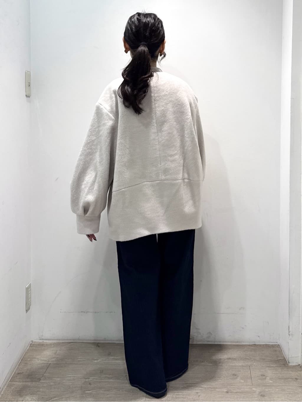 yuicciさんの「OPAQUE.CLIP｜ラメシャギーニット【洗濯機OK】」を使ったコーディネート