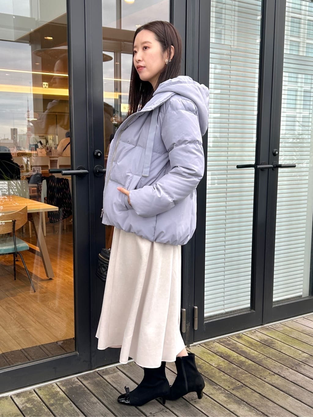 teiさんの「Couture brooch｜【冬の名品・撥水】愛されダウン」を使ったコーディネート