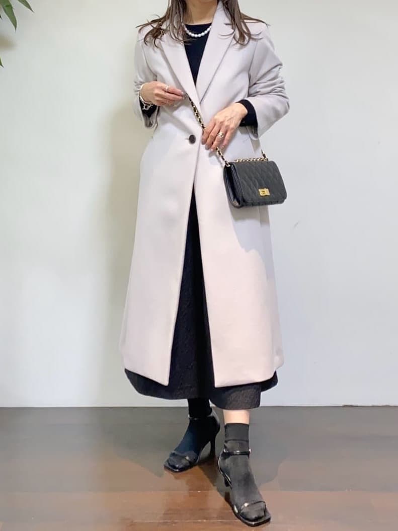 tomoさんの「UNTITLED｜【スタイリッシュ／オンオフ兼用】ウールチェスターコート」を使ったコーディネート
