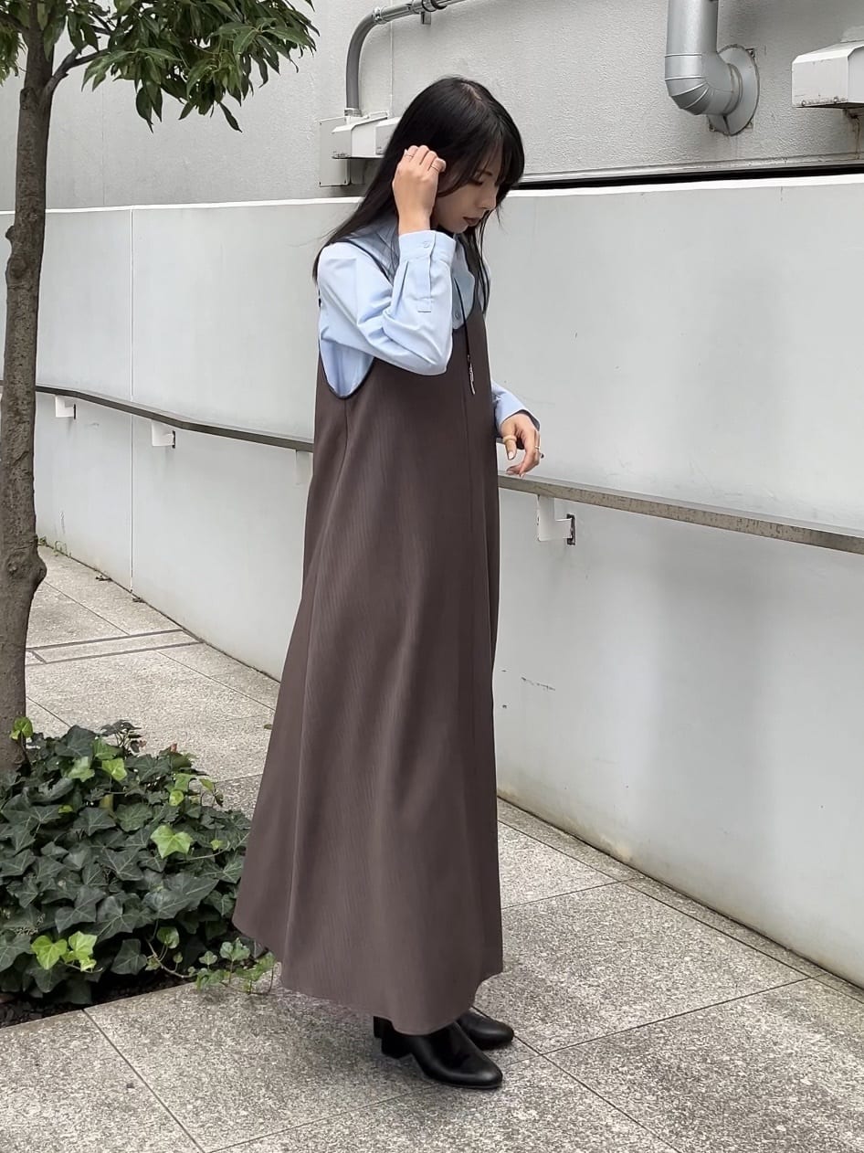 cotaniさんの「grove｜オーガンジーレイヤードシャツ」を使ったコーディネート