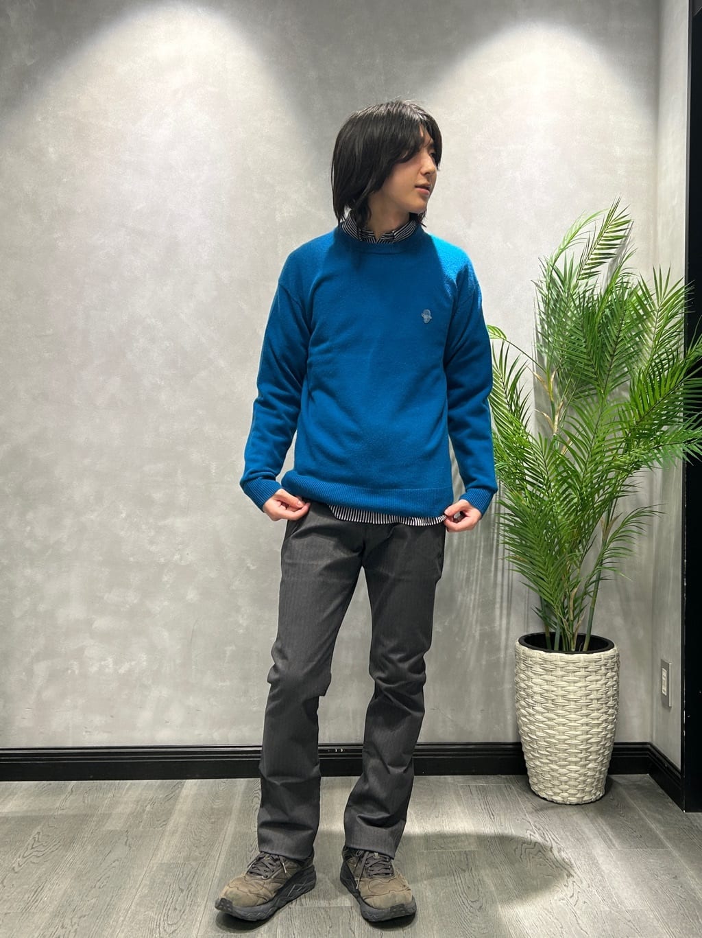 ruiさんの「TAKEO KIKUCHI｜【抗菌防臭/シーズンレス】シアサッカー ジャージシャツ」を使ったコーディネート