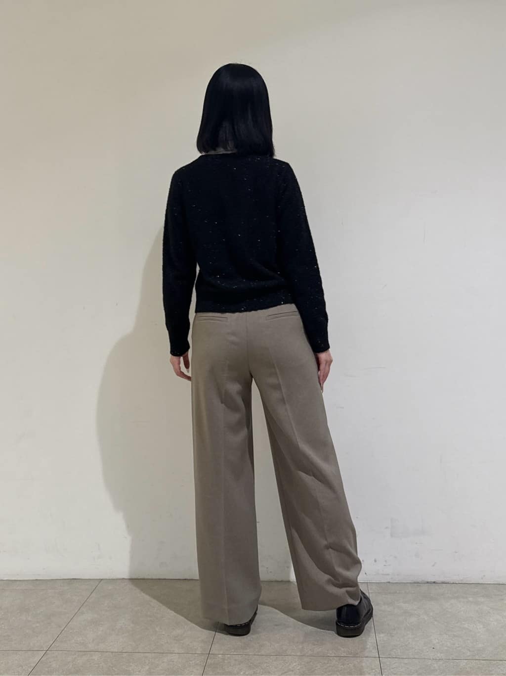 rinaさんの「INDIVI｜【トレンド】衿付きワイドリブニット」を使ったコーディネート
