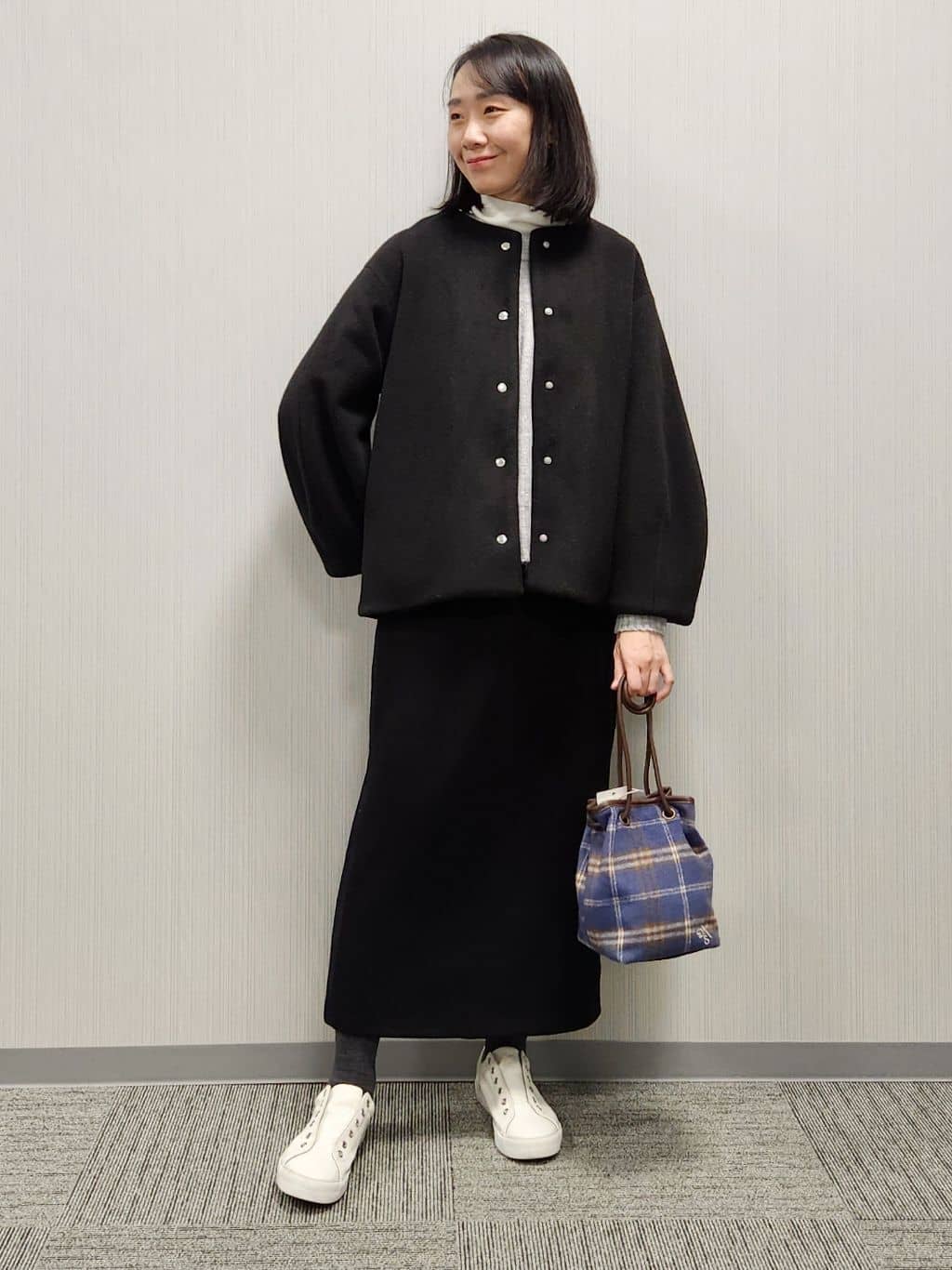 naraさんの「Dessin｜【洗える】クルーネックワイドニット」を使ったコーディネート