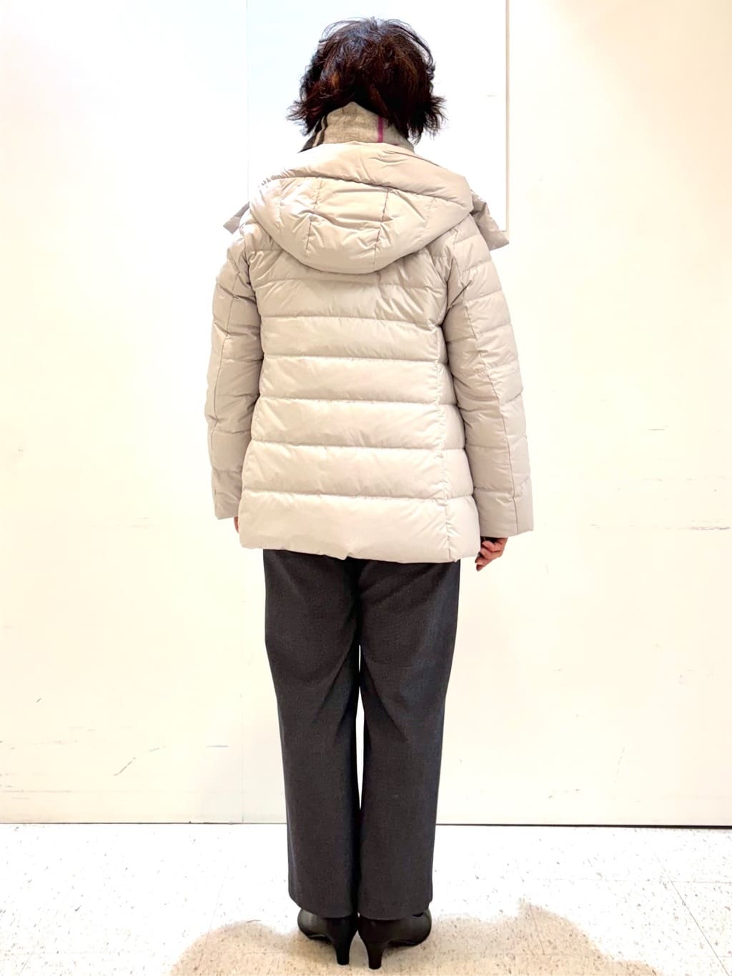 ヤスコさんの「Reflect｜【SS-4Lサイズ】フーデッドミドルダウンコート」を使ったコーディネート