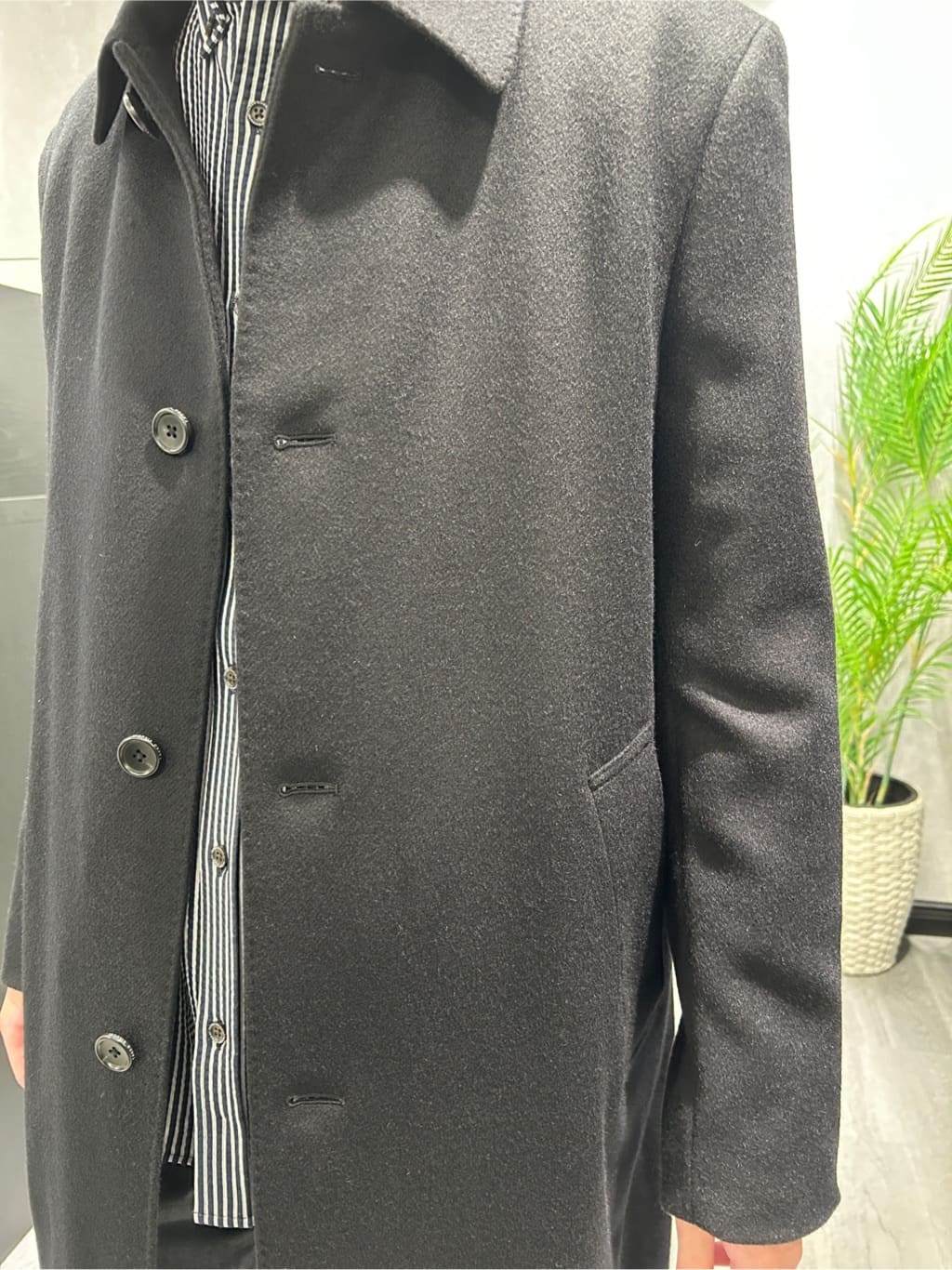 ruiさんの「TAKEO KIKUCHI｜カシミヤブレンド ビーバー調ステンカラーコート」を使ったコーディネート