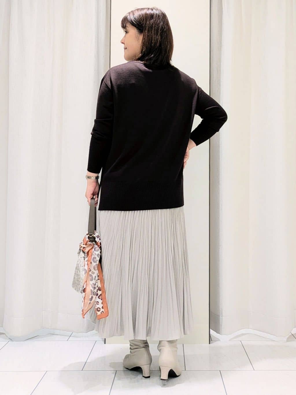 Onumaさんの「UNTITLED｜【8色展開/体型カバー】魅せるタイムレスニット」を使ったコーディネート