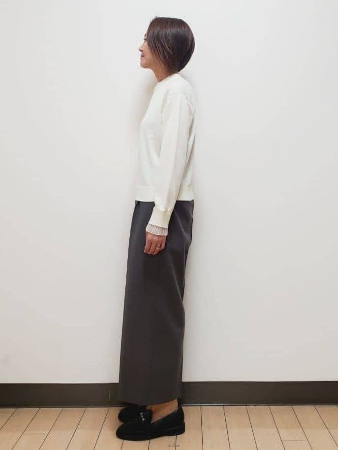 yuuさんの「Reflect｜【ゆったりシルエット】ジャージメルトンコクーンジャケット」を使ったコーディネート
