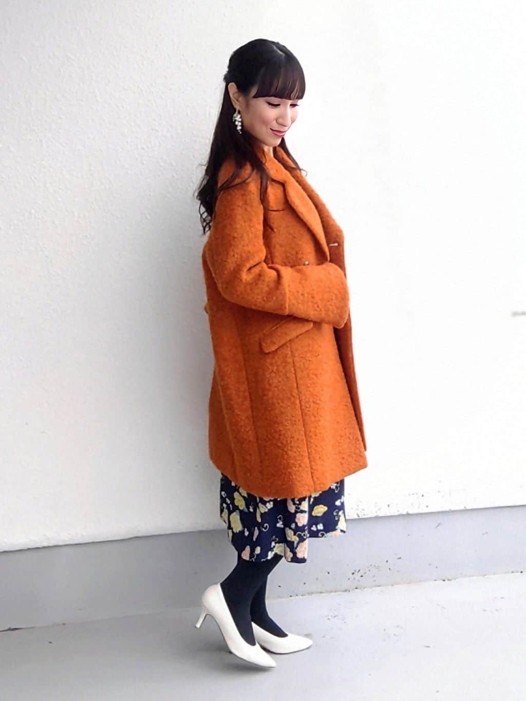 keinaさんの「SunaUna｜【COLLECTION LINE】ブークレーコート」を使ったコーディネート